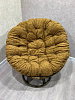 Кресло RJG-Papasan Swivel (Ротанг №6, ткань Mulan 152)