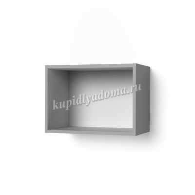 Шкаф верхний со стеклом ШВС 500Х кухня Контемп (Дуб сонома/Слоновая кость)