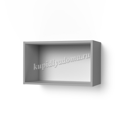 Шкаф верхний со стеклом ШВС 600Х кухня Контемп (Дуб сонома/Грей-софт)