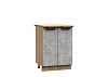 Шкаф нижний ШН 600 Кухня Пасадена (Крафт/Угольный камень) без столешки