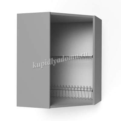 Шкаф верхний угловой сушка ШСУ кухня Контемп (Дуб сонома/Грей-софт)